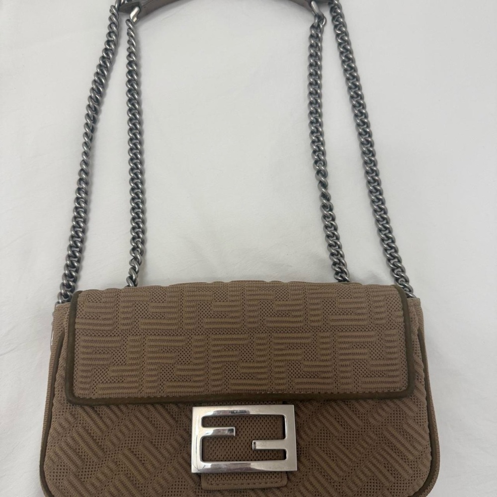 Fendi Baguette Zucca Technical Mesh
